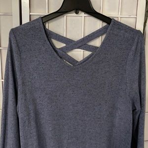 AVON Blue Crisscross Dress